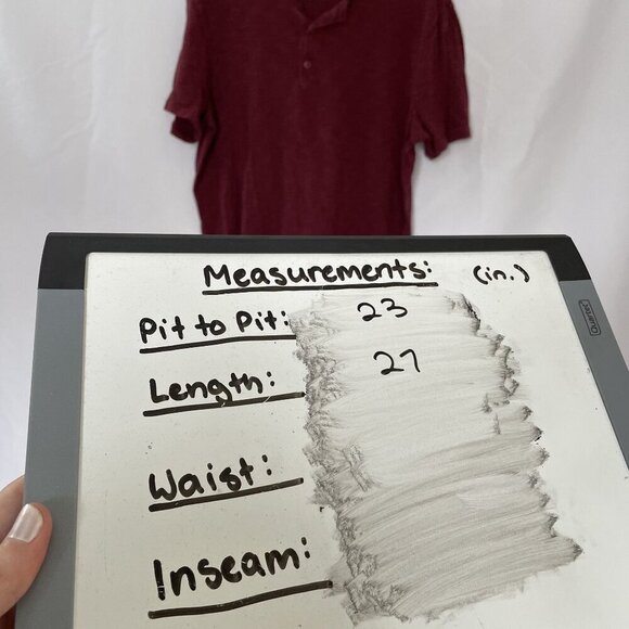 Gap lived- in red men's large t-shirt summer top burgundy cotton lightweight - Picture 6 of 7